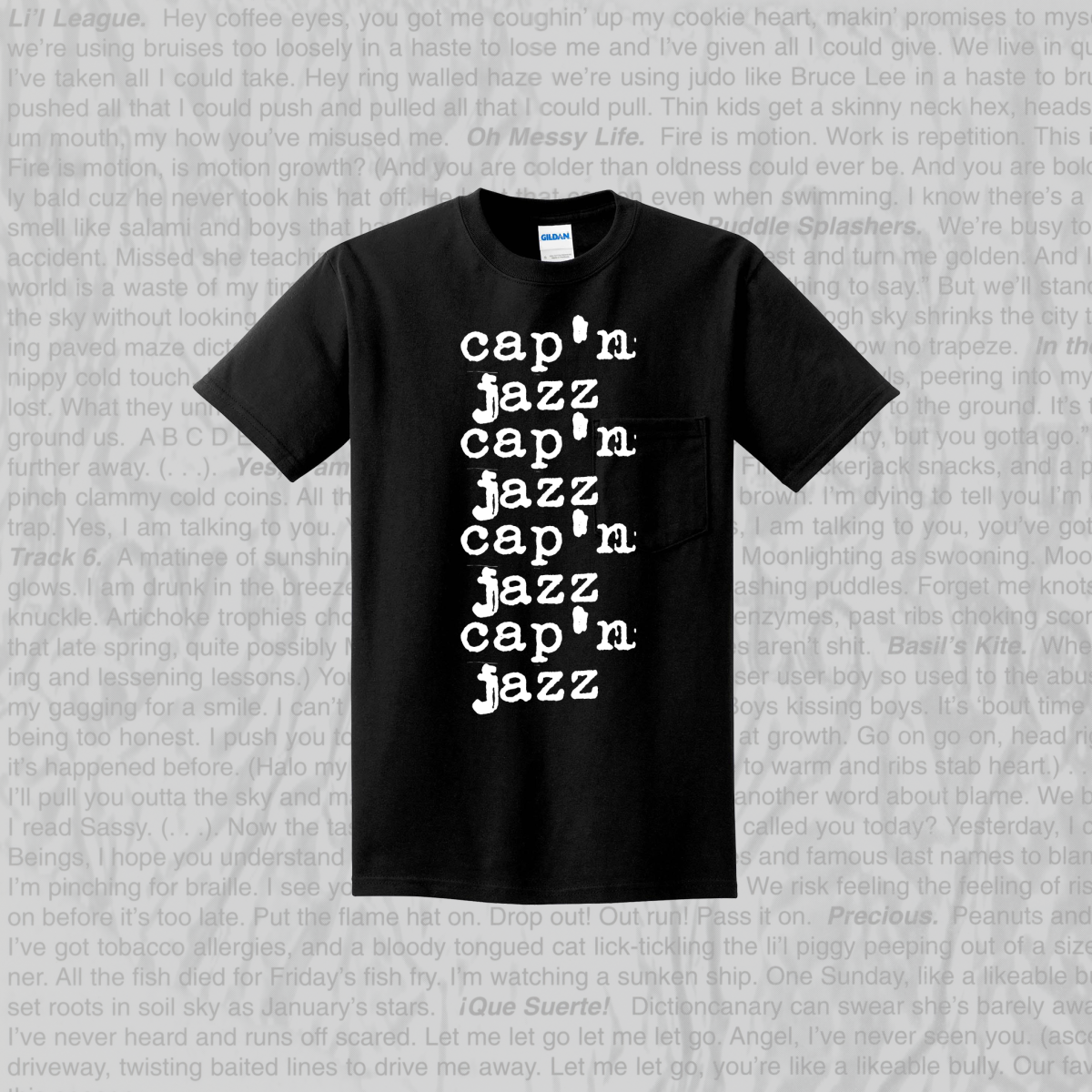 Cap'n Jazz - Typewriter T-Shirt | Polyvinyl Record Co.