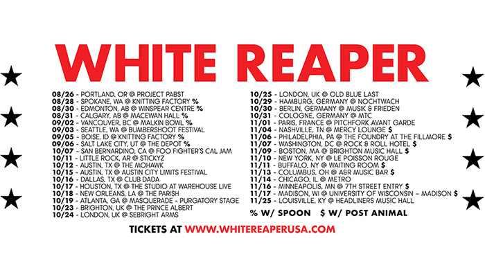 White Reaper announce fall tour! | Polyvinyl Record Co.