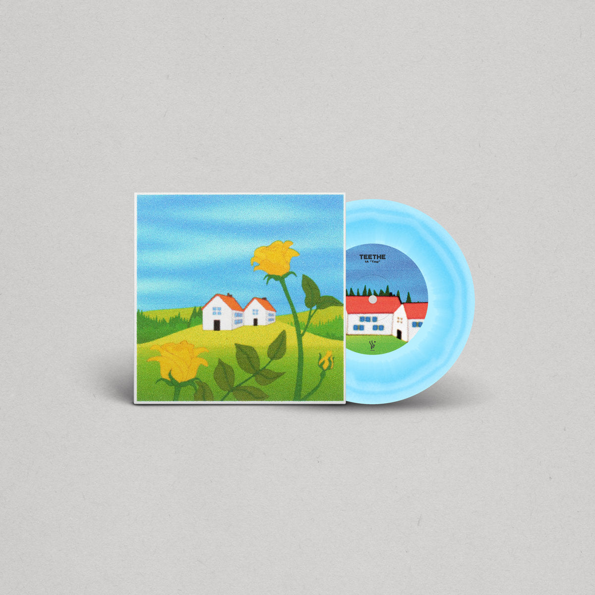 Teethe - Tag / Lucky (Garage Sale Blue Sky Vinyl - Minor)
