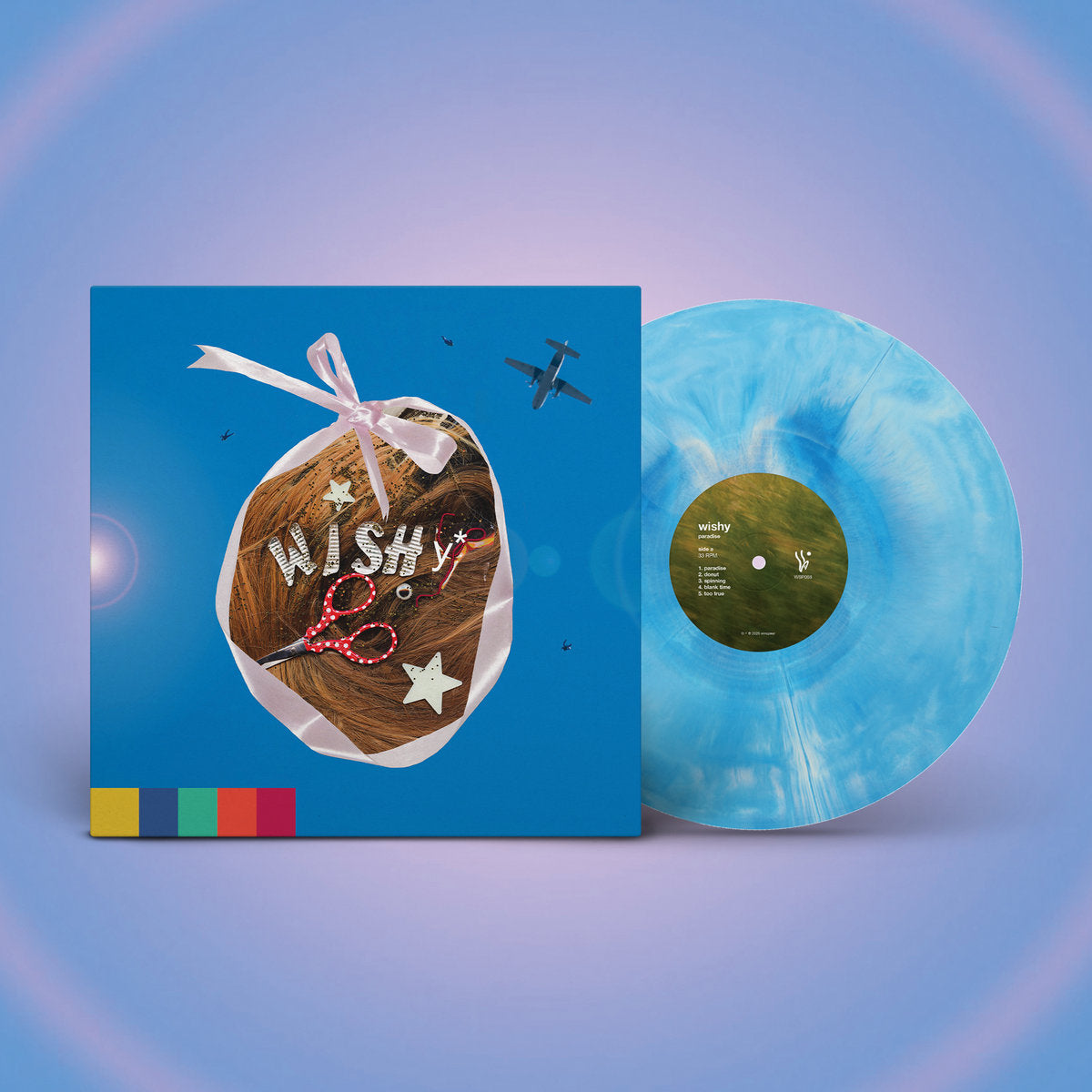 Wishy - Paradise on Planet Popstar (Garage Sale Sky Blue Vinyl - Moderate)