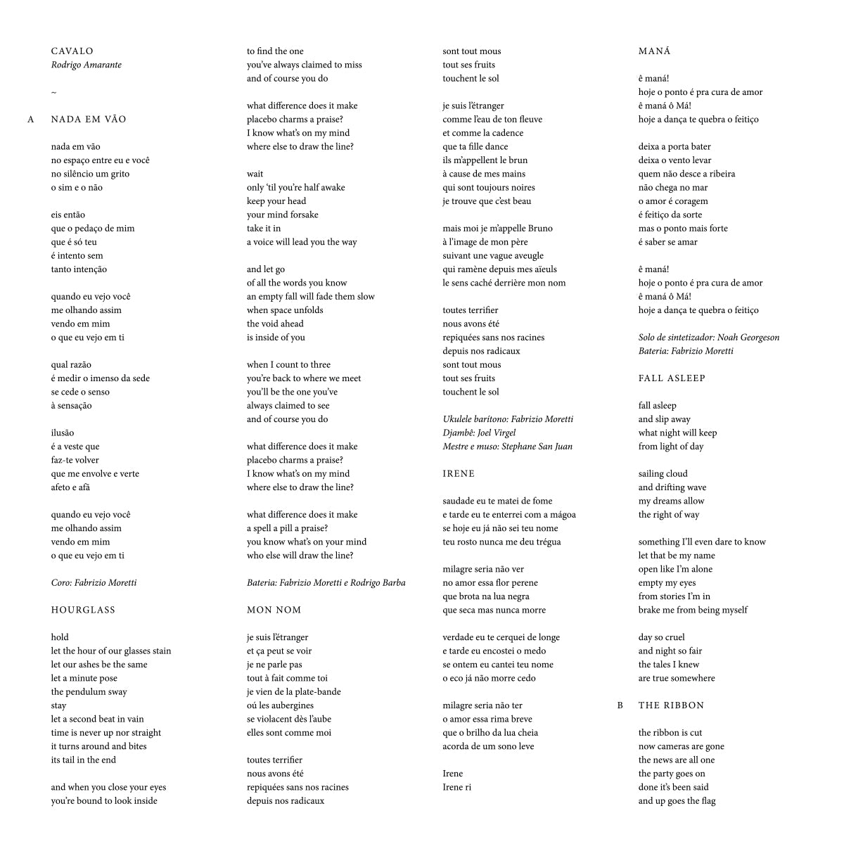 Rodrigo Amarante - Cavalo (Garage Sale Tape)