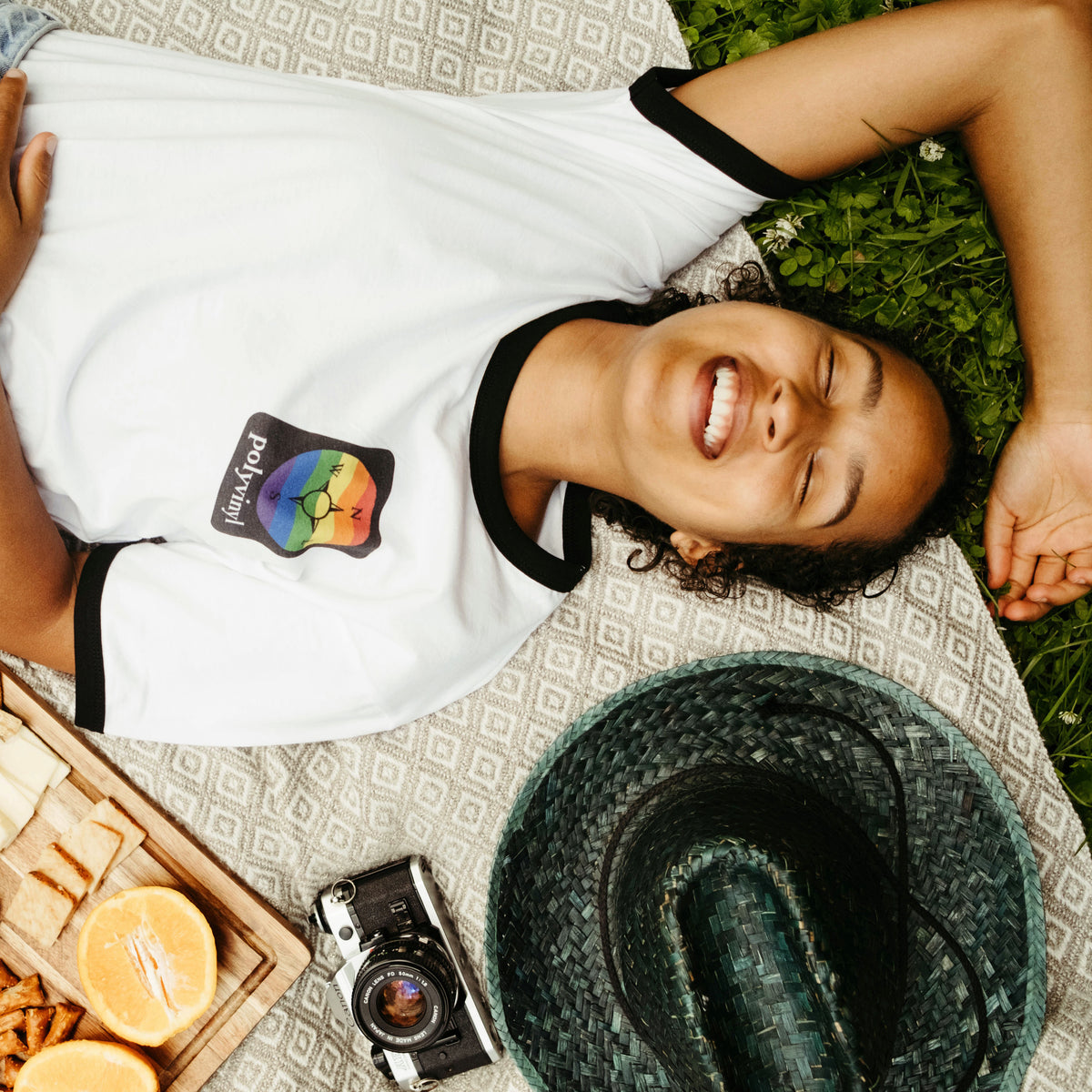 Polyvinyl - Polyvinyl Pride Ringer T-Shirt | Polyvinyl Record Co.
