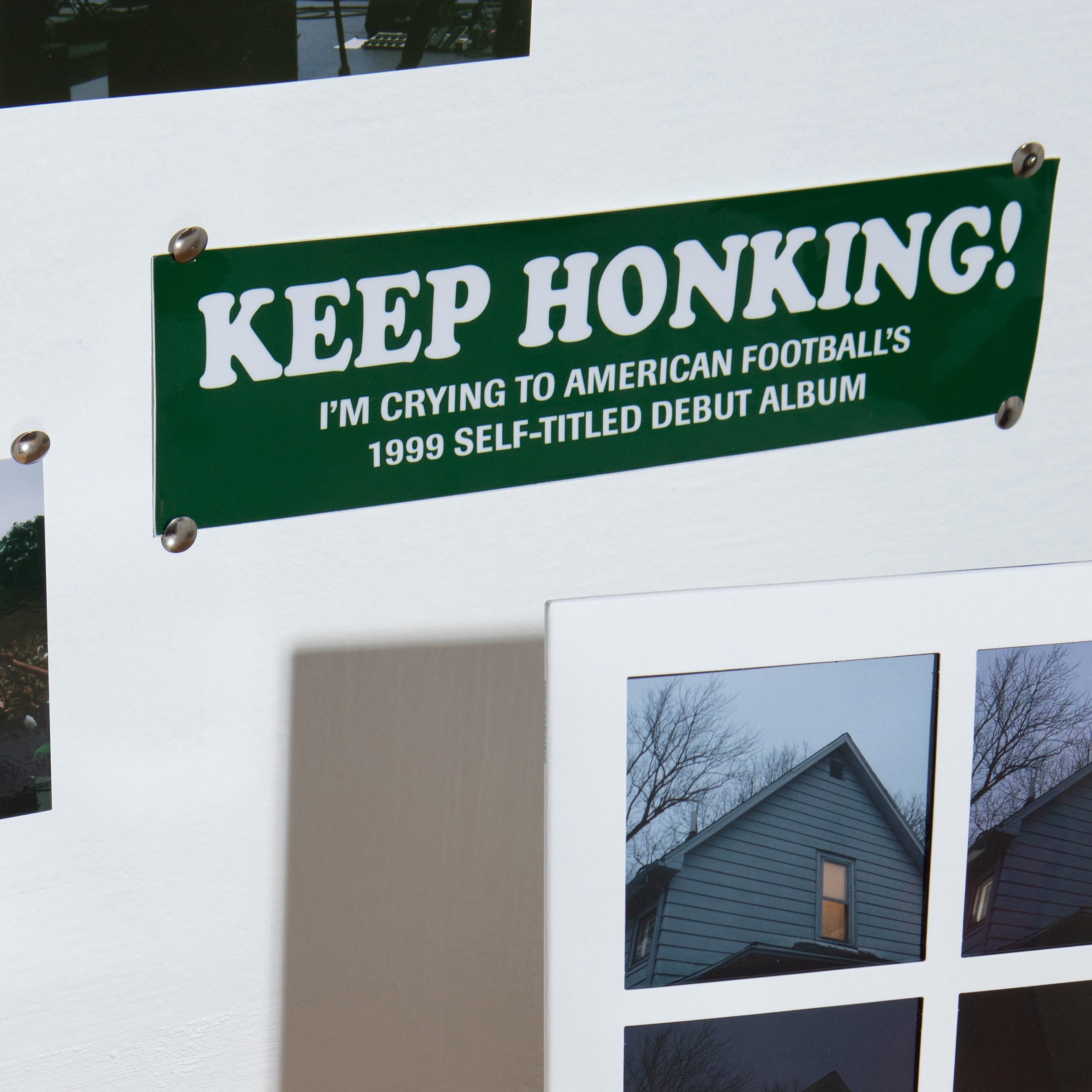 American Football - Keep Honking! Bumper Sticker | Polyvinyl