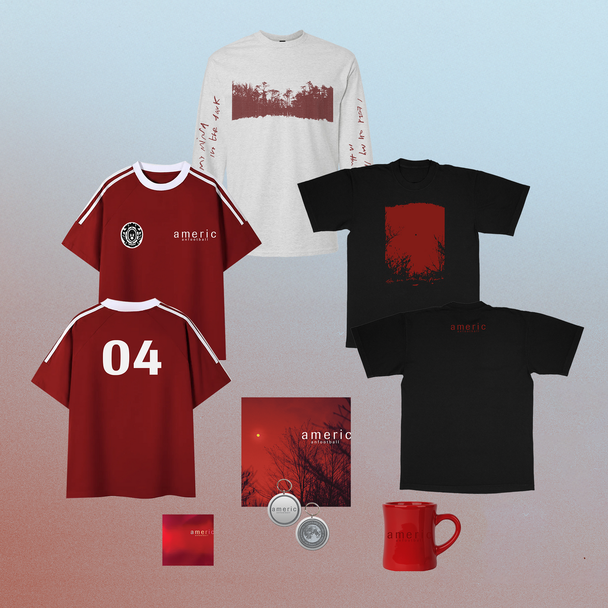American Football - American Football (LP4) + Pick 2 Merch Items Bundle