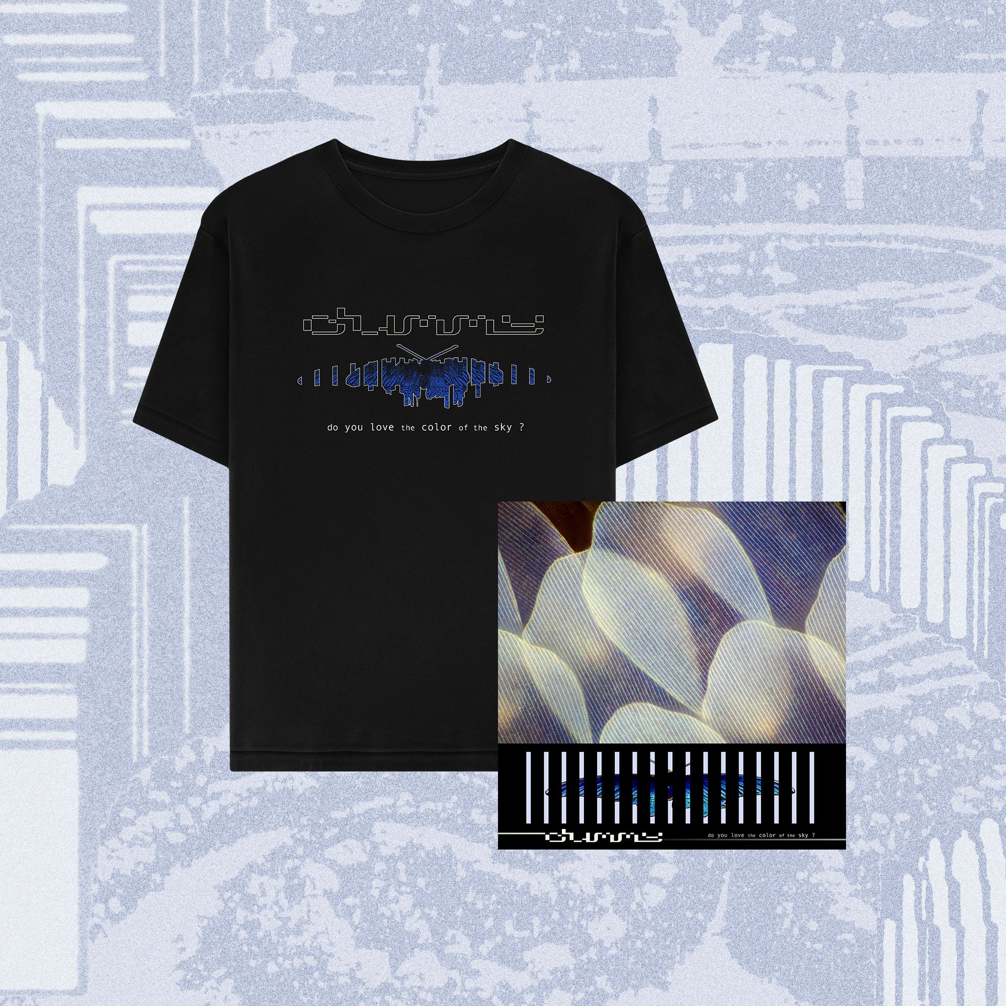 Dummy - do you love the color of the sky? + Butterfly T-Shirt Bundle