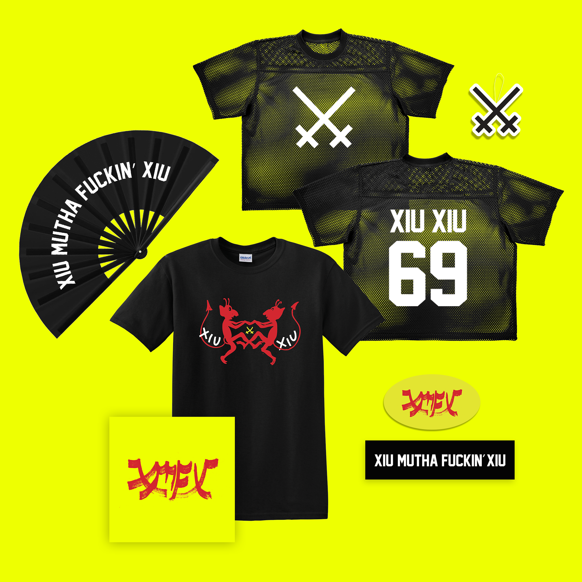 Xiu Xiu - Xiu Mutha Fuckin' Xiu: Vol. 1 + Pick 3 Merch Items Bundle