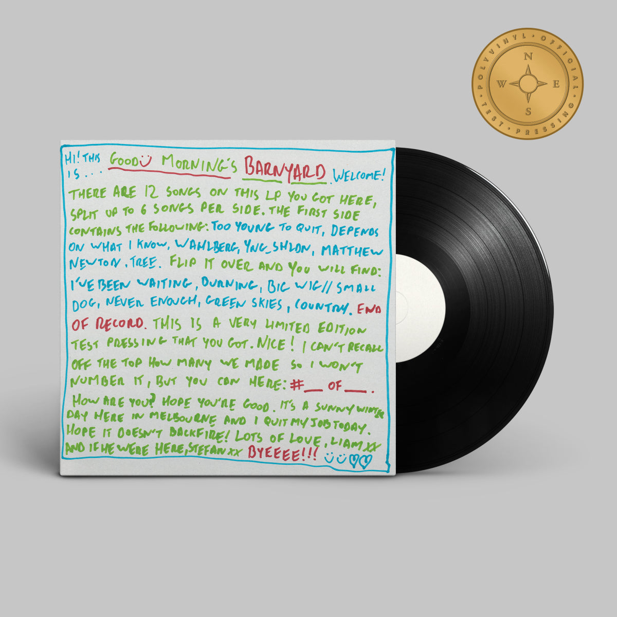 Test Pressings | Polyvinyl Record Co.