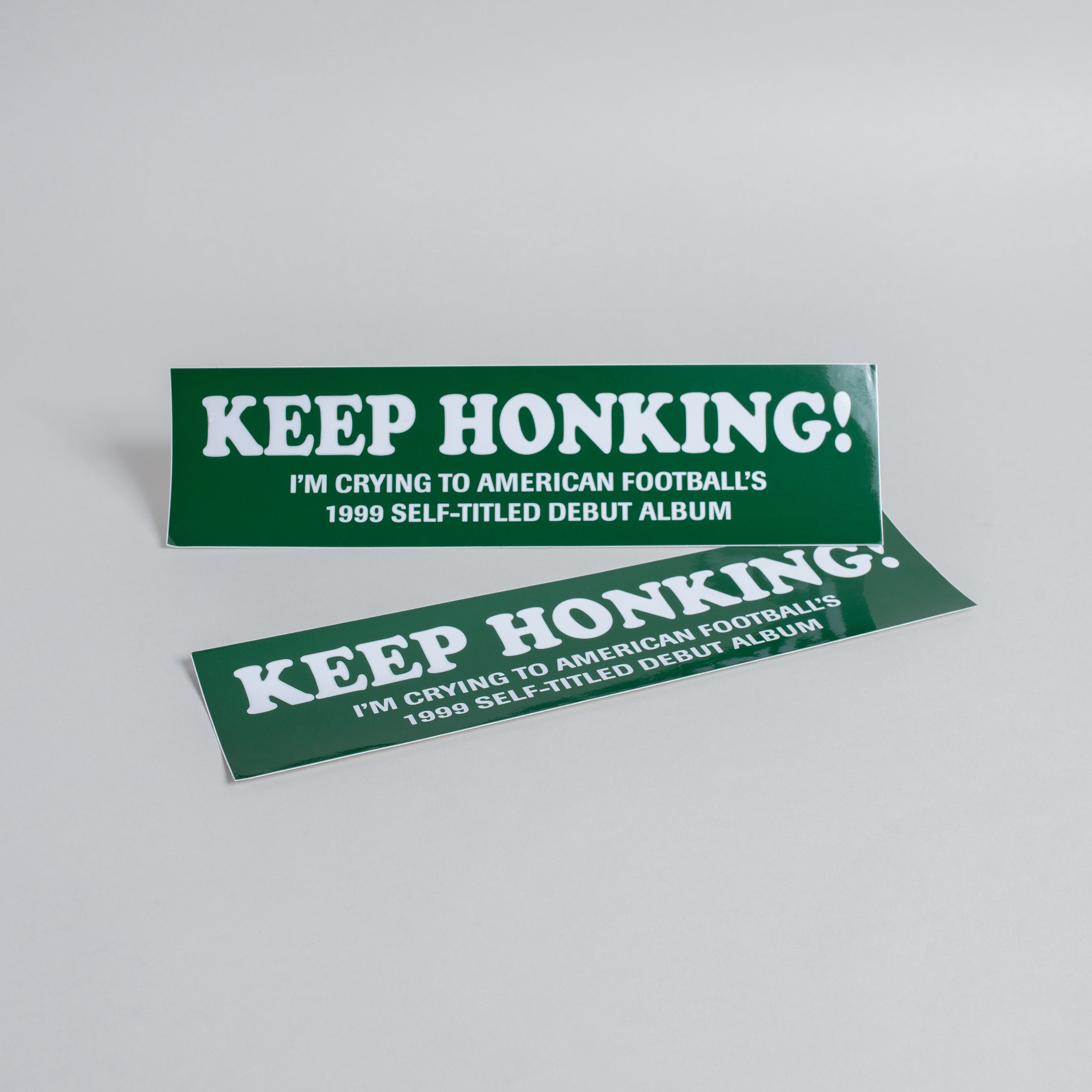 American Football - Keep Honking! Bumper Sticker | Polyvinyl