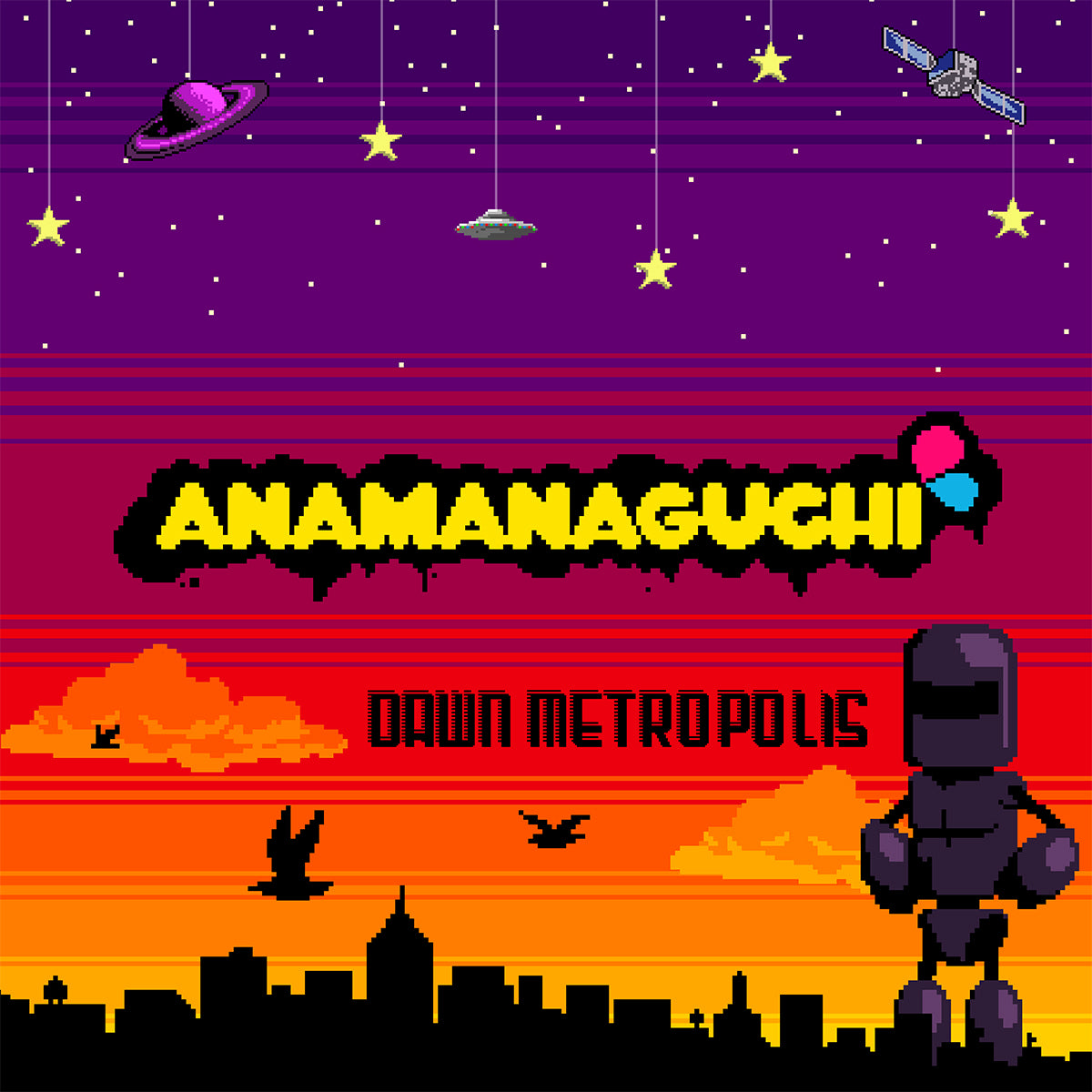 Anamanaguchi - Dawn Metropolis (Garage Sale Orange/Maroon/Purple Vinyl - Moderate)