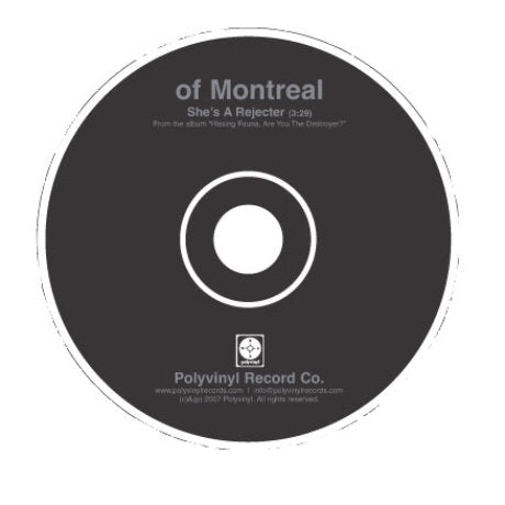 of Montreal - She's a Rejecter (CD Single)