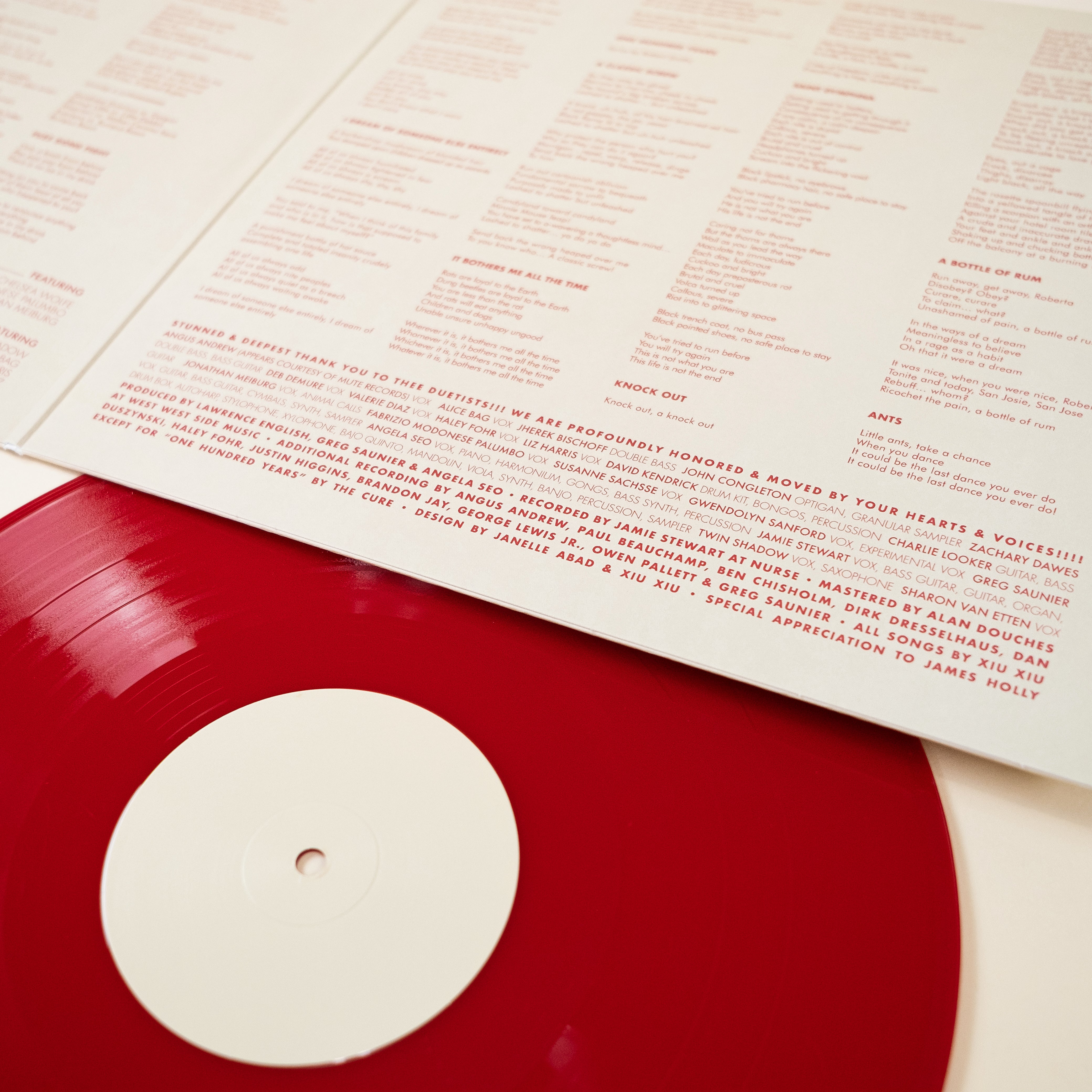 Oh Shu PICTURE レコード Xiu Xiu - OH NO | Polyvinyl Record Co.