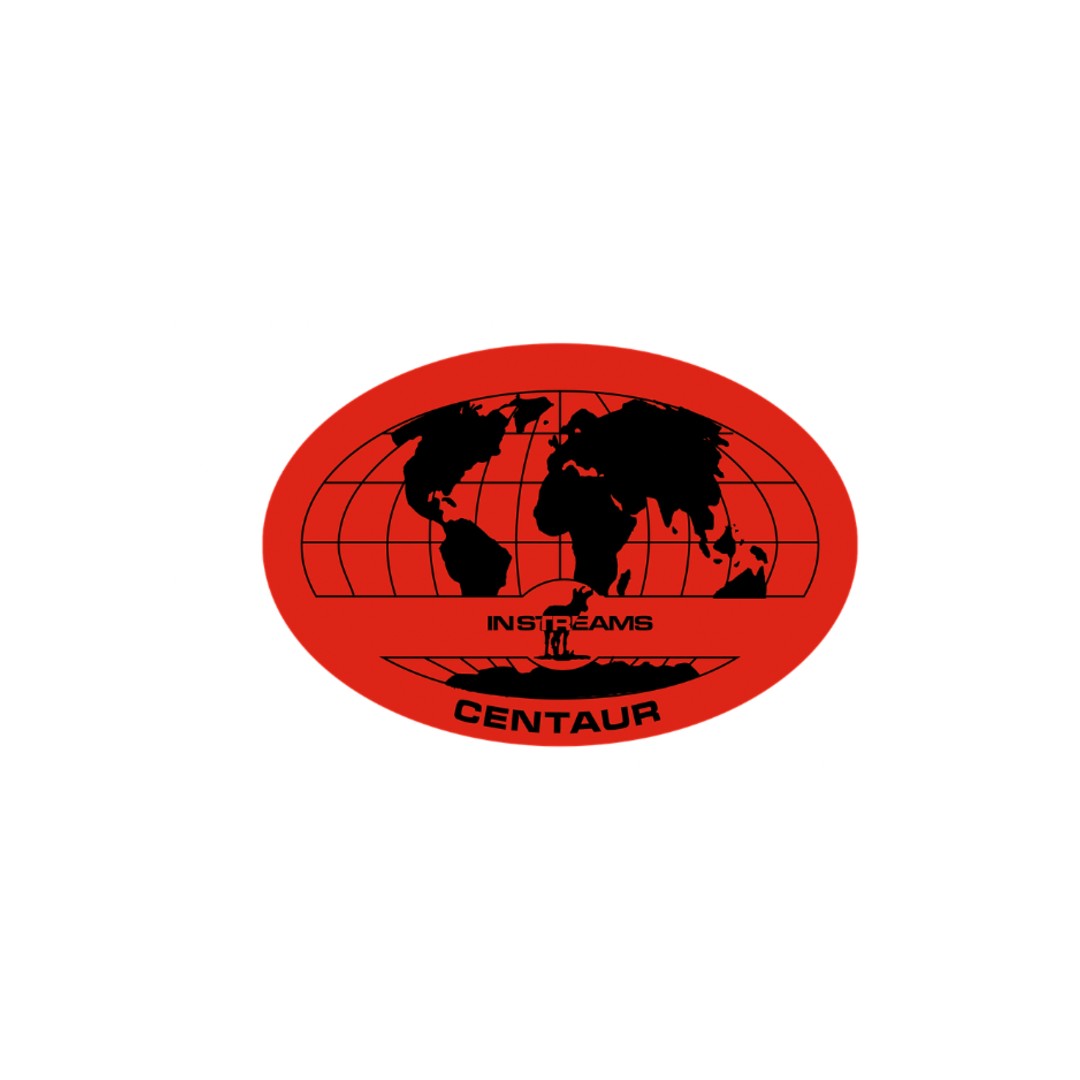 Centaur - Globe Logo Oval Sticker