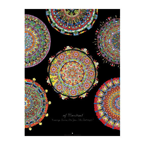 of Montreal - Hissing Fauna Poster (18x24)