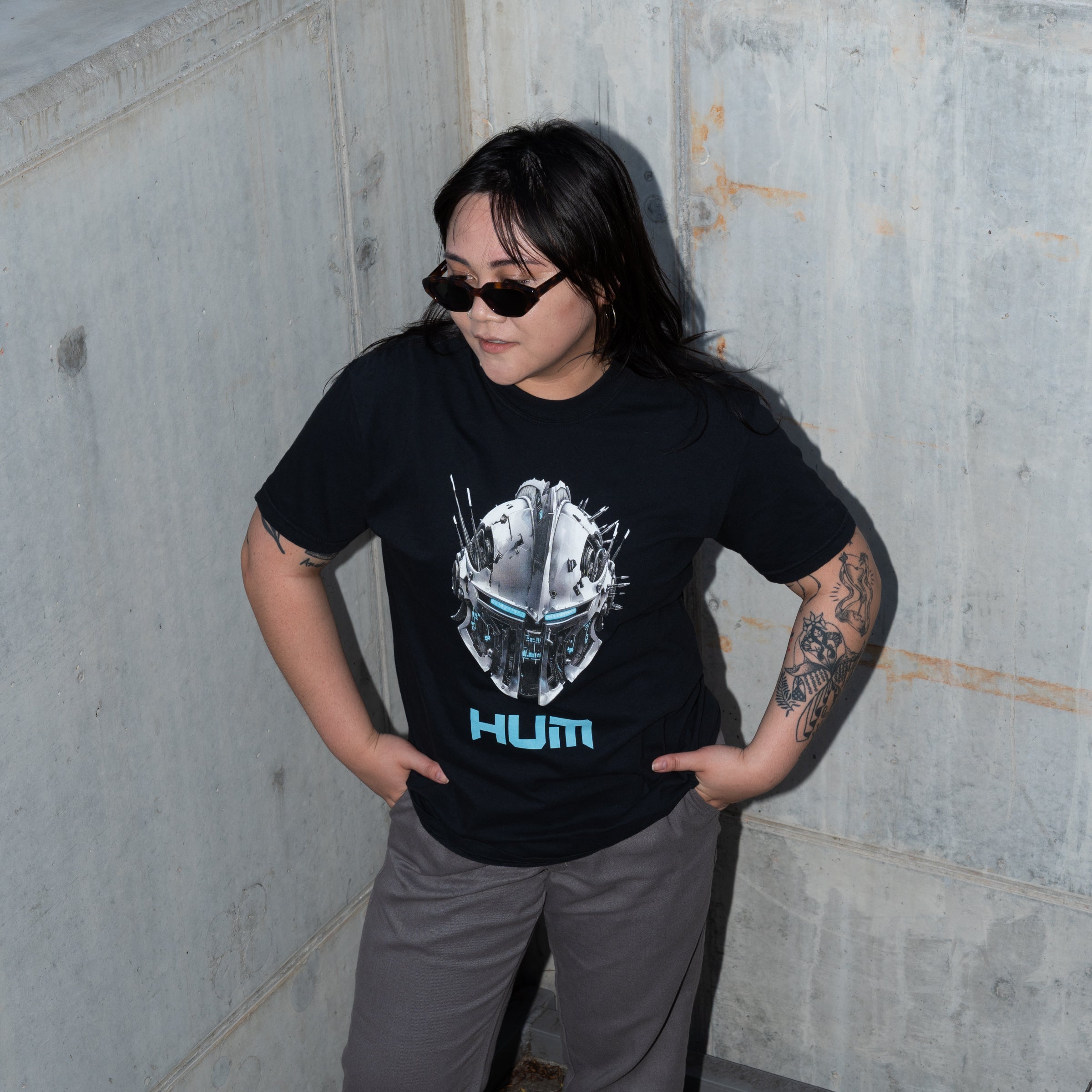 Hum - Iron Clad Lou T-Shirt (Black)