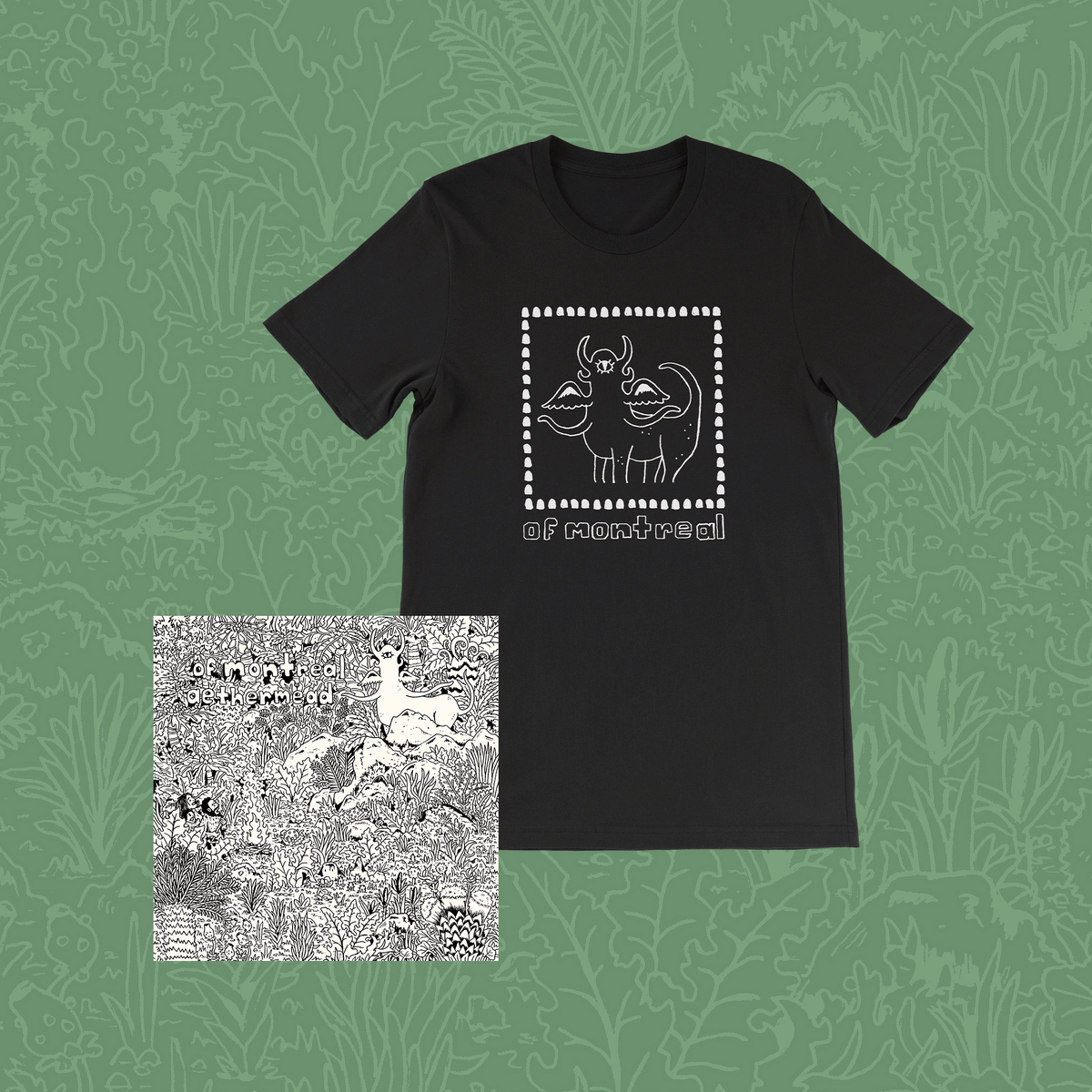 of Montreal - aethermead + T-Shirt (Pick 1) Bundle